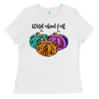 White wild abaut fall Ladies Tee - JahusDesignShop
