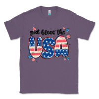 Lavender god bless america Classic Tee - MaliasSmallBusiness
