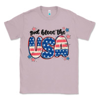 Lilac god bless america Classic Tee - MaliasSmallBusiness
