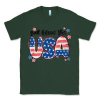 Sports Green god bless america Classic Tee - MaliasSmallBusiness