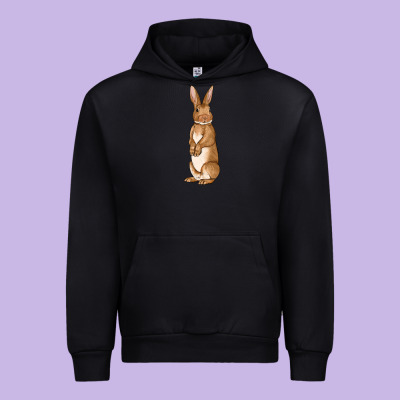 Bunny Easter Urban Hoodie Designed By Oliviacreatesart