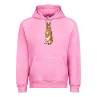 Fuchsia Pink Bunny Easter Urban Hoodie - OliviaCreatesArt