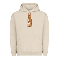 Pigment French Oak Bunny Easter Urban Hoodie - OliviaCreatesArt