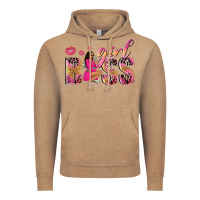 Vintage Coffee girl boss afro black woman Vintage Hoodie - NancyCooperArtShop