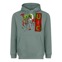 Sage Christmas Character Heavyweight Hoodie - NancyCooperArtShop