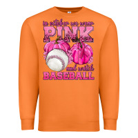Carrot In October We Wear Pink and Watch Baseball Premium Sweatshirt - texasbilliewilder