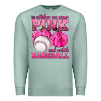 Seafoam In October We Wear Pink and Watch Baseball Premium Sweatshirt - texasbilliewilder