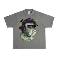 Tornado Magical cats ghost with moon Halloween Urban Heavy Tee - NancyCooperArtShop