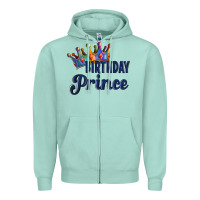 Seafoam birthday prince Zipper Hoodie - Artiststas