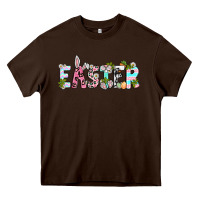 Chocolate Brown Easter Day Heavy Core Tee - Neo Western