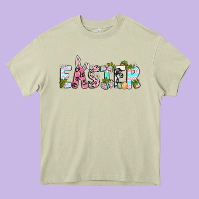 Easter Day Heavy Core Tee Designed By Neo Western