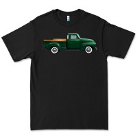 Black western green truck right side view 1 Premium Tee - FaDigitalArtStudio