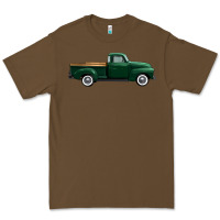 Cacao western green truck right side view 1 Premium Tee - FaDigitalArtStudio