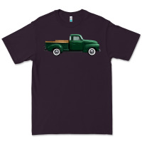 Plum western green truck right side view 1 Premium Tee - FaDigitalArtStudio