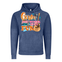 Vintage Denim girls just wanna have fun Vintage Hoodie - NancyCooperArtShop