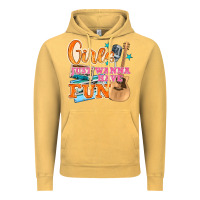 Vintage Mustard girls just wanna have fun Vintage Hoodie - NancyCooperArtShop