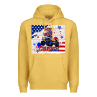 Antique Gold firework crusher 4th of july Premium Hoodie - TumblerDesignByShophia