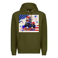 Army Green firework crusher 4th of july Premium Hoodie - TumblerDesignByShophia