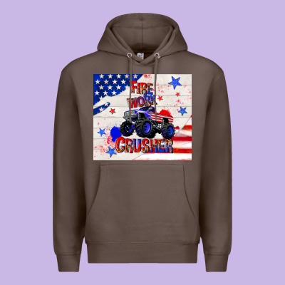 Firework Crusher 4th Of July Premium Hoodie Designed By Tumblerdesignbyshophia