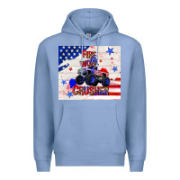 Colony Blue firework crusher 4th of july Premium Hoodie - TumblerDesignByShophia