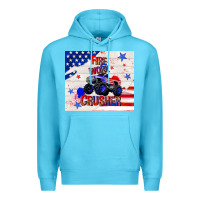Ocean Blue firework crusher 4th of july Premium Hoodie - TumblerDesignByShophia