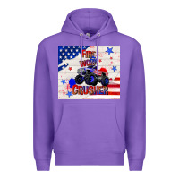 Purple firework crusher 4th of july Premium Hoodie - TumblerDesignByShophia