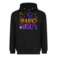 Black Basic Witch Heavyweight Hoodie - texasbilliewilder