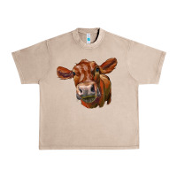 French Oak red angus face Urban Heavy Tee - LillyAllenDesigns