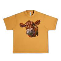 Peanut Butter red angus face Urban Heavy Tee - LillyAllenDesigns