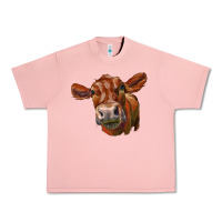 Salmon red angus face Urban Heavy Tee - LillyAllenDesigns