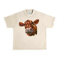 Sandshell red angus face Urban Heavy Tee - LillyAllenDesigns