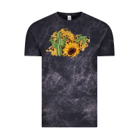 Cloud Black cactus leopard sunflower glitter  patch Vintage Tee - AdoDesignShop
