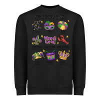Black god says i am mardi gras Heavyweight Sweatshirt - MaliasSmallBusiness