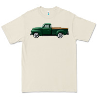Bone western green truck right side view Premium Tee - FaDigitalArtStudio