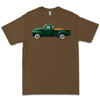 Cacao western green truck right side view Premium Tee - FaDigitalArtStudio