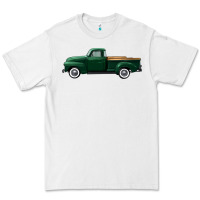 White western green truck right side view Premium Tee - FaDigitalArtStudio