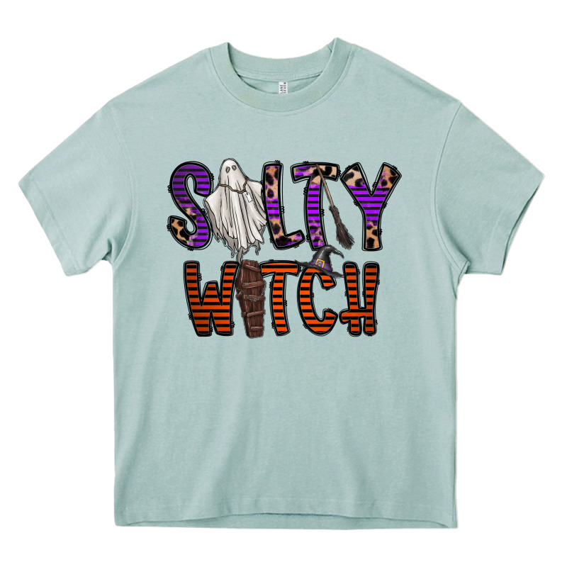 Salty Witch Heavy Core Tee by CowhideDigitalArt | Teevron