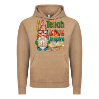 Vintage Coffee gnome teach love inspire Vintage Hoodie - NancyCooperArtShop