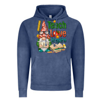 Vintage Denim gnome teach love inspire Vintage Hoodie - NancyCooperArtShop