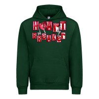 Forest Green Heart breaker Valentine's Day Urban Hoodie - FaDigitalArtStudio
