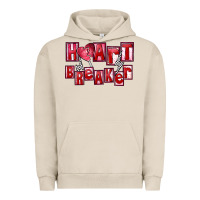 Pigment French Oak Heart breaker Valentine's Day Urban Hoodie - FaDigitalArtStudio