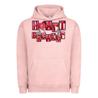 Pigment Salmon Heart breaker Valentine's Day Urban Hoodie - FaDigitalArtStudio