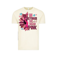 Vintage Arctic In october we wear pink Vintage Tee - NancyCooperArtShop