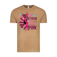 Vintage Camel In october we wear pink Vintage Tee - NancyCooperArtShop