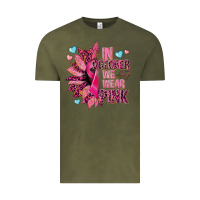 Vintage Olive In october we wear pink Vintage Tee - NancyCooperArtShop