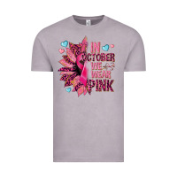 Vintage Zinc In october we wear pink Vintage Tee - NancyCooperArtShop