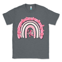 Charcoal Heather breast cancer  rainbow Classic Tee - MaliasSmallBusiness