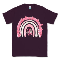 Plum breast cancer  rainbow Classic Tee - MaliasSmallBusiness