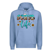 Colony Blue scrub life Premium Hoodie - JahusDesignShop