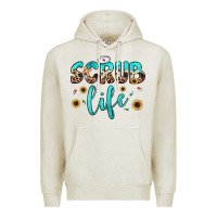 Oatmeal Heather scrub life Premium Hoodie - JahusDesignShop